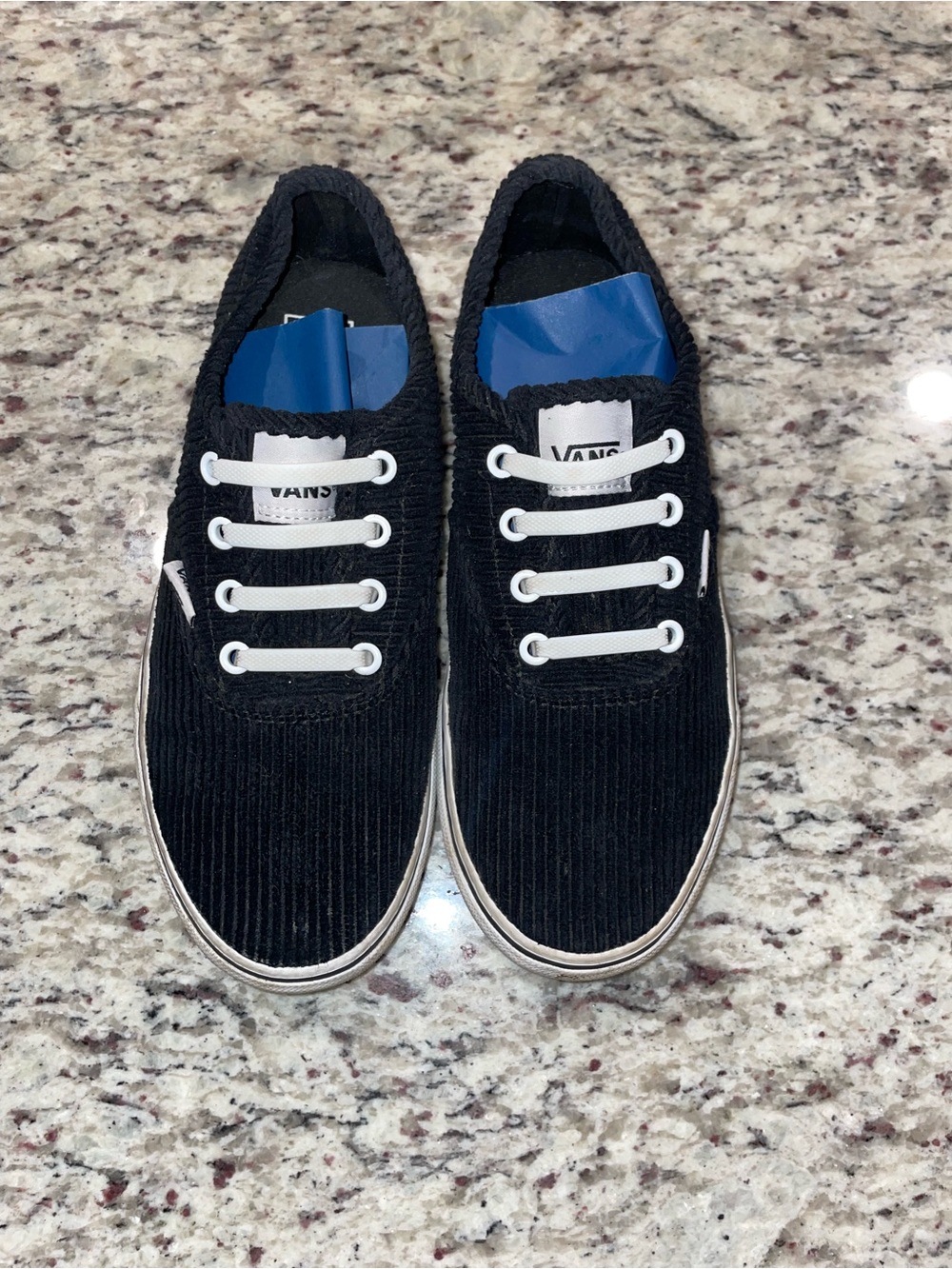 Vans Black Corduroy Low Doheny Decon Low-Top Sneakers
